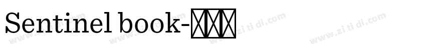 Sentinel book字体转换
